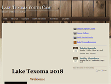 Tablet Screenshot of laketexomachristiancamp.com